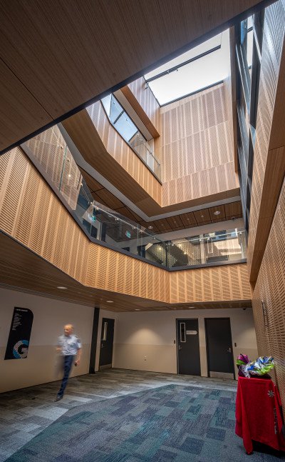 Interior design of Hastings Police Station